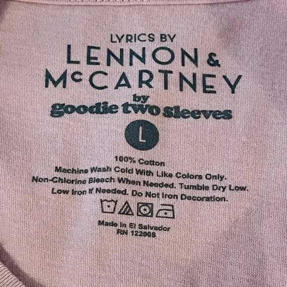 THE Beatles Lennon and McCartney Magical Mystery Tour Women's T-Shirt Dusty Pink - Picture 4 of 7